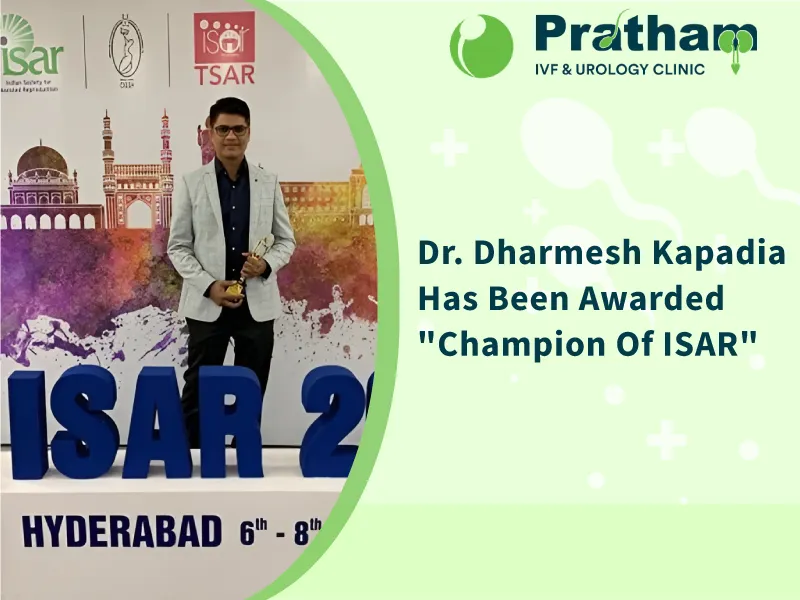 Dr. Dharmesh Kapadia Has Been Awarded Champion Of ISAR